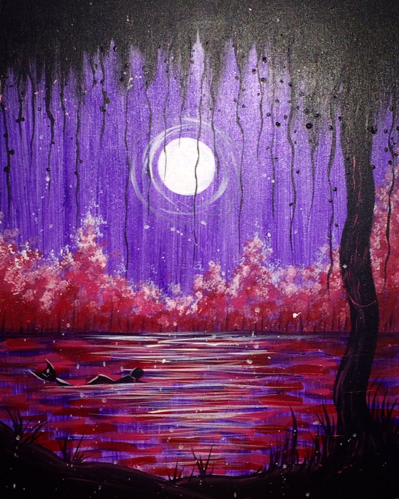 Droodell's tweet photo. •Mermaid's Home• Check out our calendar to paint this now!🍷🖌🎨💧 #mermaid #painting #party #morrisplains #nj #droodell https://t.co/oG3jouvanM