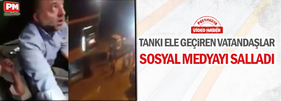 Tankı ele geçiren vatandaşlar sosyal medyayı salladı
postmedya.com/tanki-ele-geci…