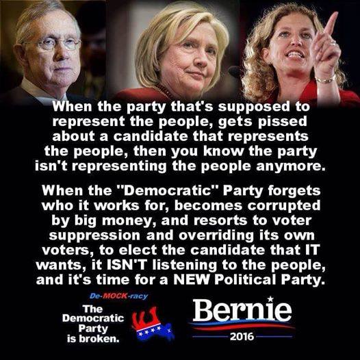 tobytraylor1's tweet photo. #StillSanders #SeeYouInPhilly #NeverHillary #DropDeadHillary https://t.co/xqnbOLuqhr