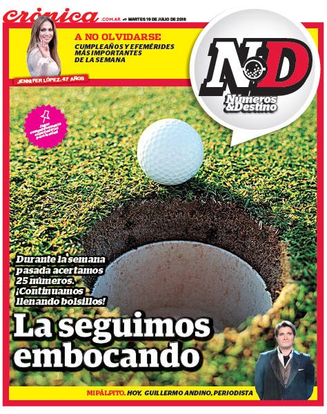 Cronica_ok's tweet photo. #ChacalTimbero, como todos los martes, no te pierdas el suplemento Números y Destino. Es una tradición. https://t.co/uES1s1aLaL