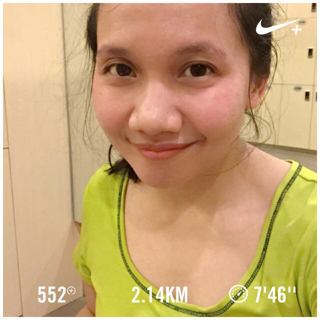 TitiaYudha's tweet photo. I just ran 2.14 km @ a 7'46''/km pace with Nike+. #nikeplus https://t.co/OxJkTh3wxl