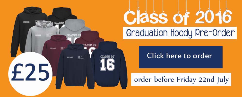 SSUStore's tweet image. Order your personalised Class of 16 #graduation hoody from Our Sheffield Online oursheffieldsu.com/products/class…