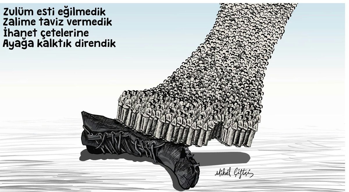 selamet_123's tweet photo. Mazlumlar
zalimler kadar cesur olmadıkça
Bu Zulüm bitmez ...
#DarbeyeHayır
#YineMeydanlardayız https://t.co/0EFrM1V35T