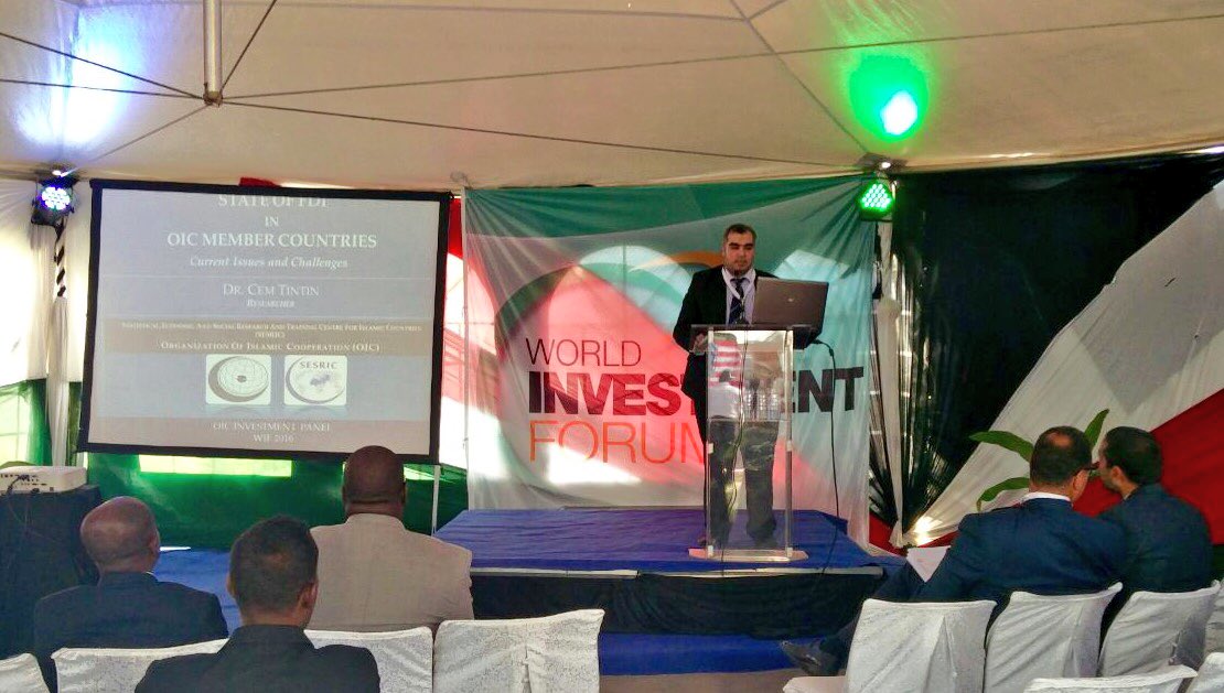 sesric's tweet image. Dr.Tintin,Researcher at @sesric,delivered a presentation at OIC Panel on Investment Opportunities #UNCTAD14 #WIF2016