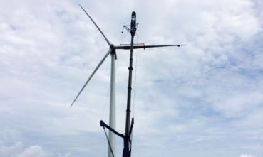 SiemensGamesa's tweet photo. Ya hemos izado las 1as palas del complejo eólico más grande de Costa Rica que construimos junto a @iberdrola https://t.co/fY5JlapuSt