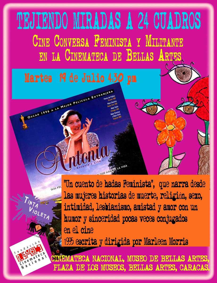 AlejaLaprea's tweet image. #tejiendomiradas En una granja holandesa, la nonagenaria Antonia repasa su vida Antonia Hoy cinemateca GAN 4:30pm