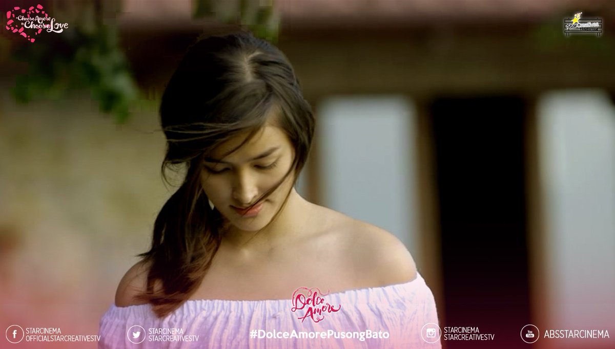 StarCinema's tweet photo. Kahit pagod na, maganda ka pa rin Serena. :) #DolceAmorePusongBato https://t.co/Q7suDB02IZ