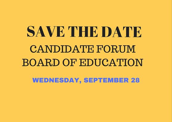 MoCoMDLWV's tweet photo. Save the date for the @mocoboe candidate forum on Sept. 28, 2016. More info to come! @MCC_PTA @MCPS #MoCoVote https://t.co/HVggCLUXPJ