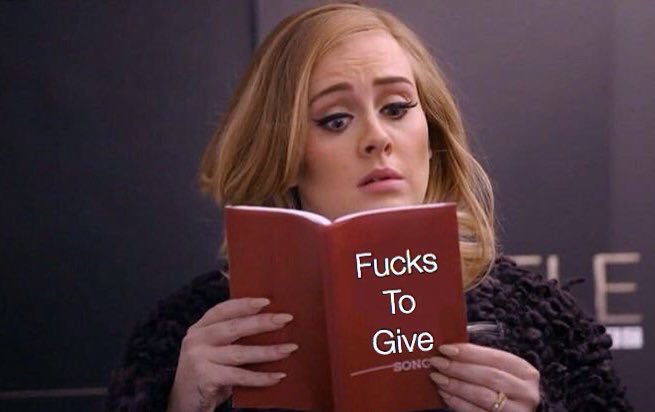 adelereacts's tweet image. when people start a sentence with “no offense but...”
