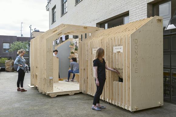 cutandconstruct's tweet photo. CNC cut spruce ply @MarginCo #ConstructingCommunities @RIBA_London #LFA2016  #architecture https://t.co/FgnJkN0axL https://t.co/s8cgRLQDdR