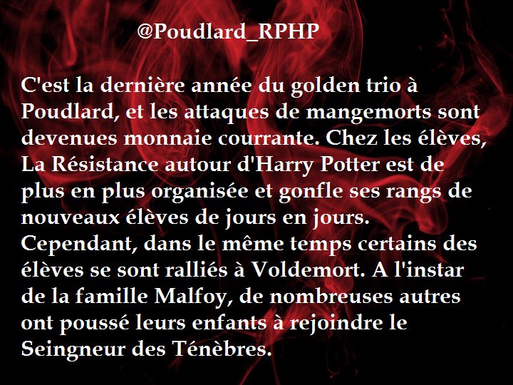 Poudlard_RPHP's tweet image. Règles et contexte : 💫