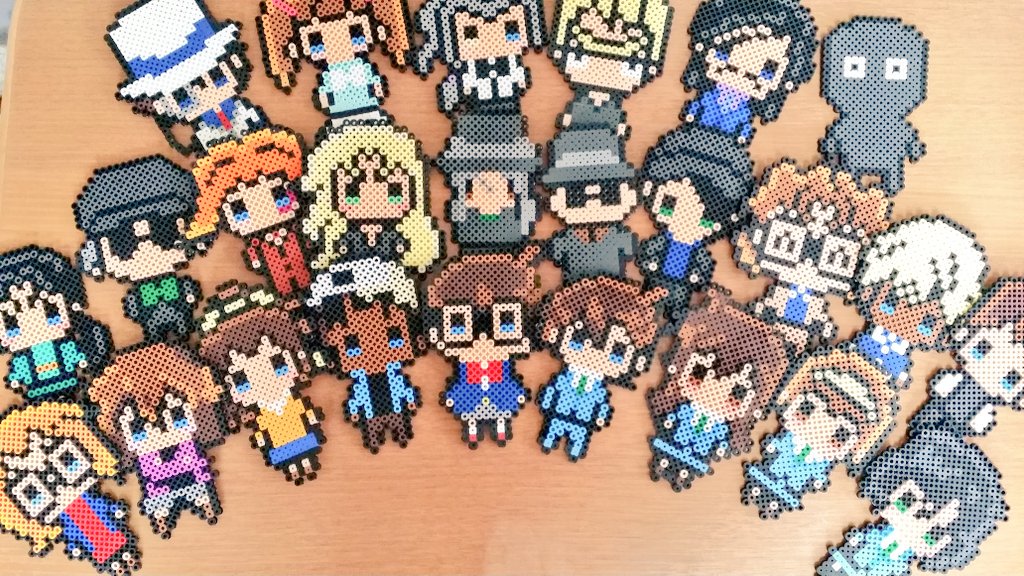 ユズカ コナン手芸部 ぷちびっとで出てるキャラが少ないので自分でつくろ みなさんも作ってみませんか