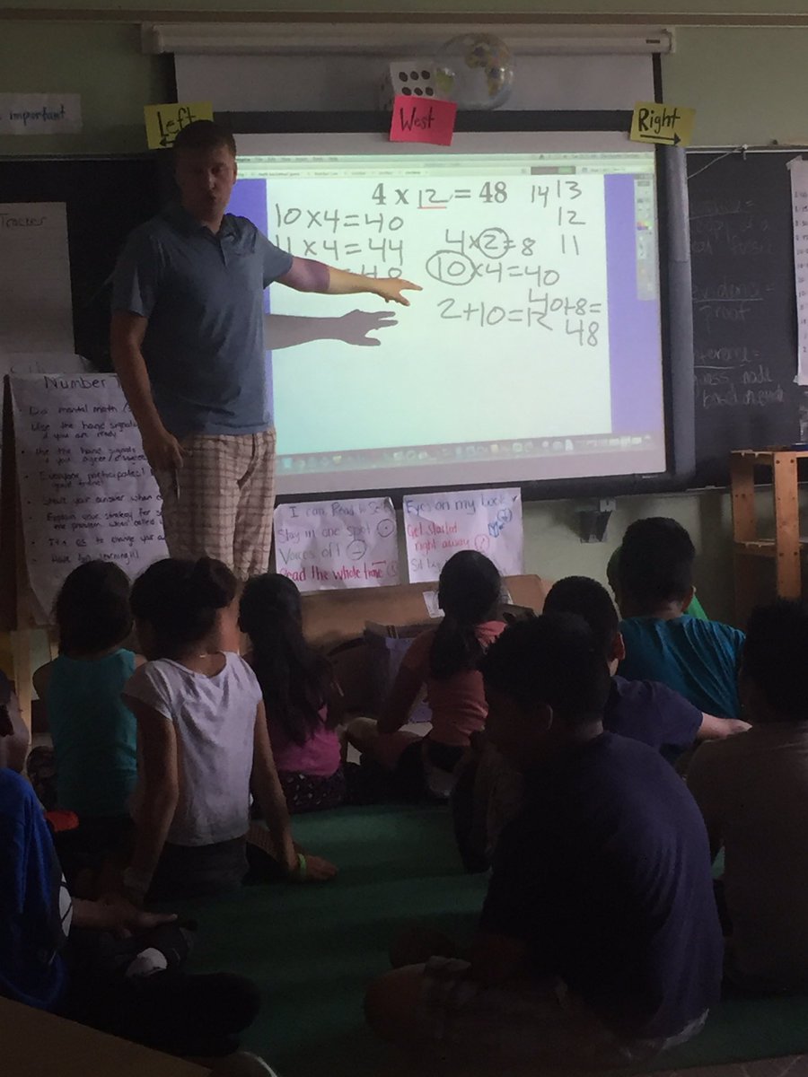 MissClaire13's tweet photo. Loved seeing Mr. Jake make his students' thinking visible with a #numbertalk this morning #apttfa2016 https://t.co/rBmA0Pg8a4