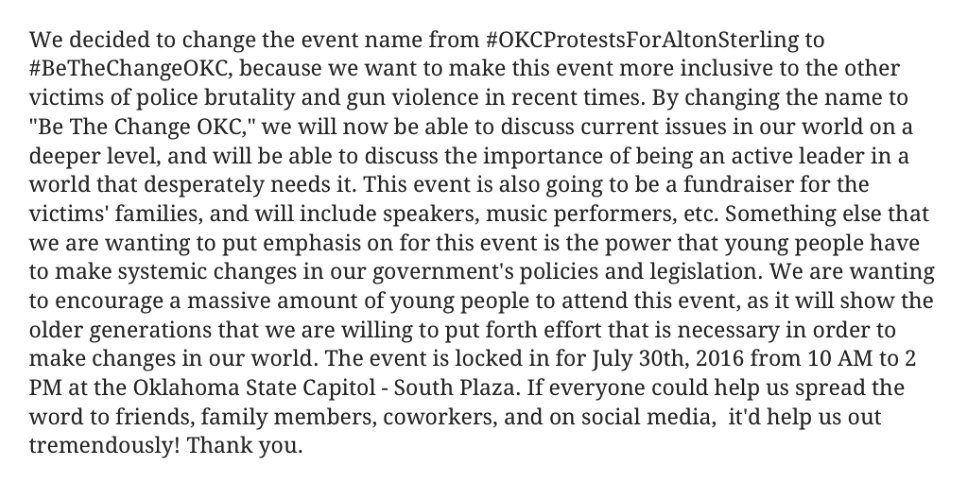OU_Unheard's tweet image. #BeTheChangeOKC Get ready! Remember the date!