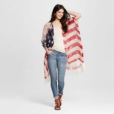 sheriannauclair's tweet image. Woman&apos;s Flag Fashion Update. Many options available to show #USASupport Personal favorite - Flag Shawl  #RNCinCLE