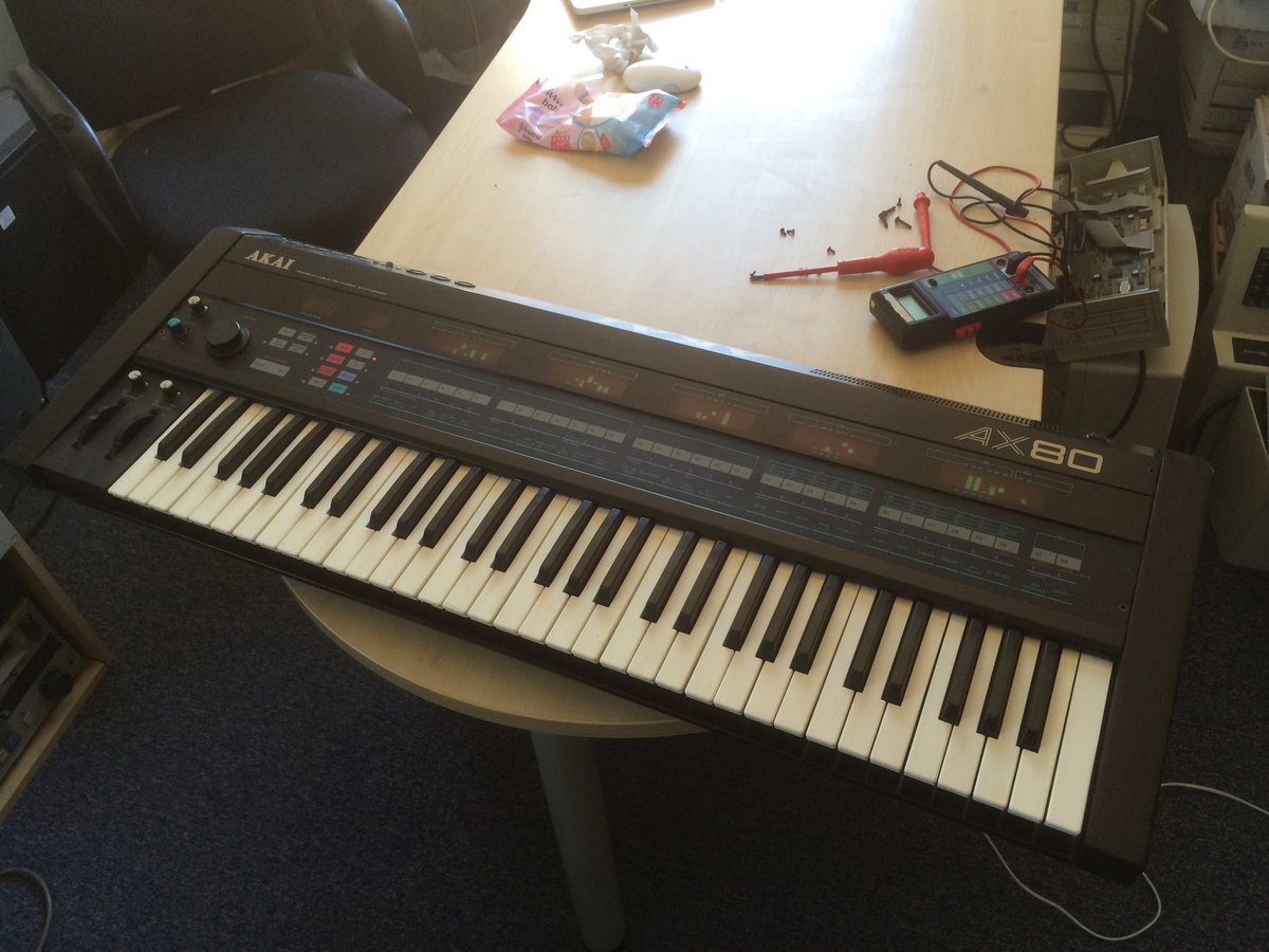 computermuseum's tweet image. The @Akai_Pro AX80 vintage synth will be out to play with at #Synthesized this weekend. computinghistory.org.uk/det/41952/Synt…