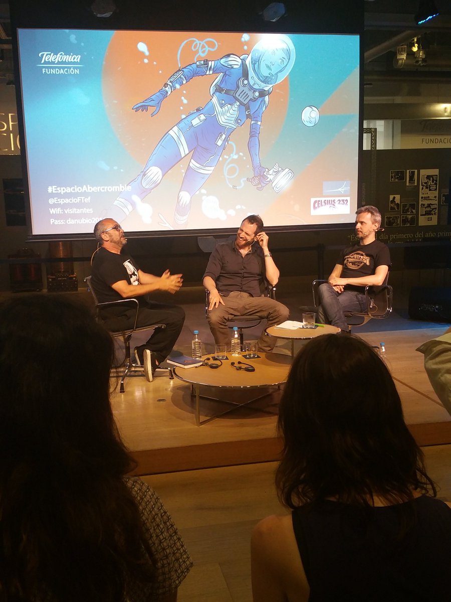 fandomteca's tweet image. Antes de acabar @LordGrimdark se confiesa cebollista en la Tortilla de patata. 
#EspacioAbercrombie