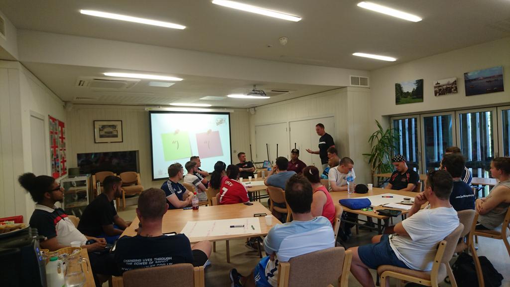 JoDoddy78's tweet photo. @RusSmith0907 @StreetGames what a night to get staff ready for a summer of sports #parksactivator #streetgames https://t.co/XykZ2iJwoy