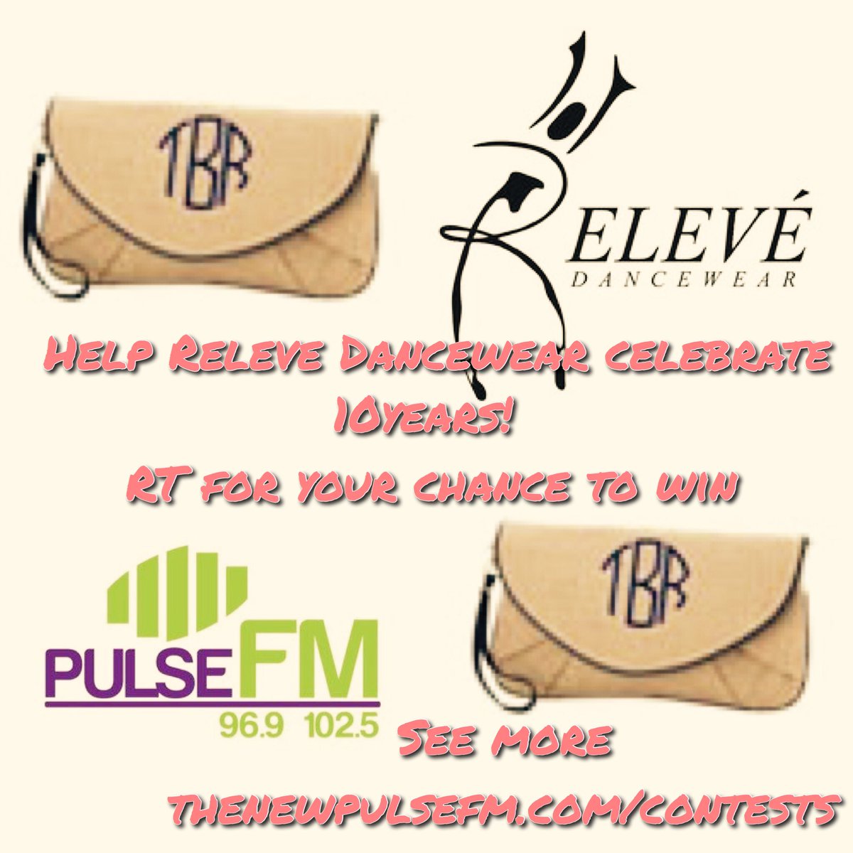 TheNewPulseFM's tweet photo. Win this personalized burlap clutch from @ReleveDance RT for your chance to win! More https://t.co/1zKKfirj3a https://t.co/nq5bSTuRzy