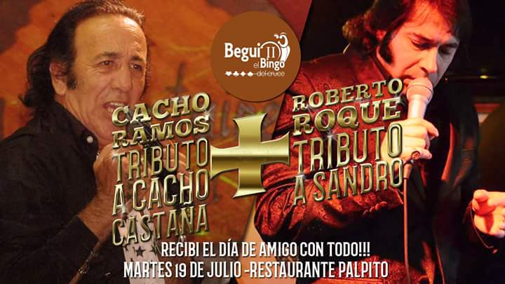 punto4ok's tweet photo. Hoy llega el tributo a #CachoCastaña y #Sandro en el #BingoBegui del #CruceVarela
Los esperamos! https://t.co/hCuZB6bdXq