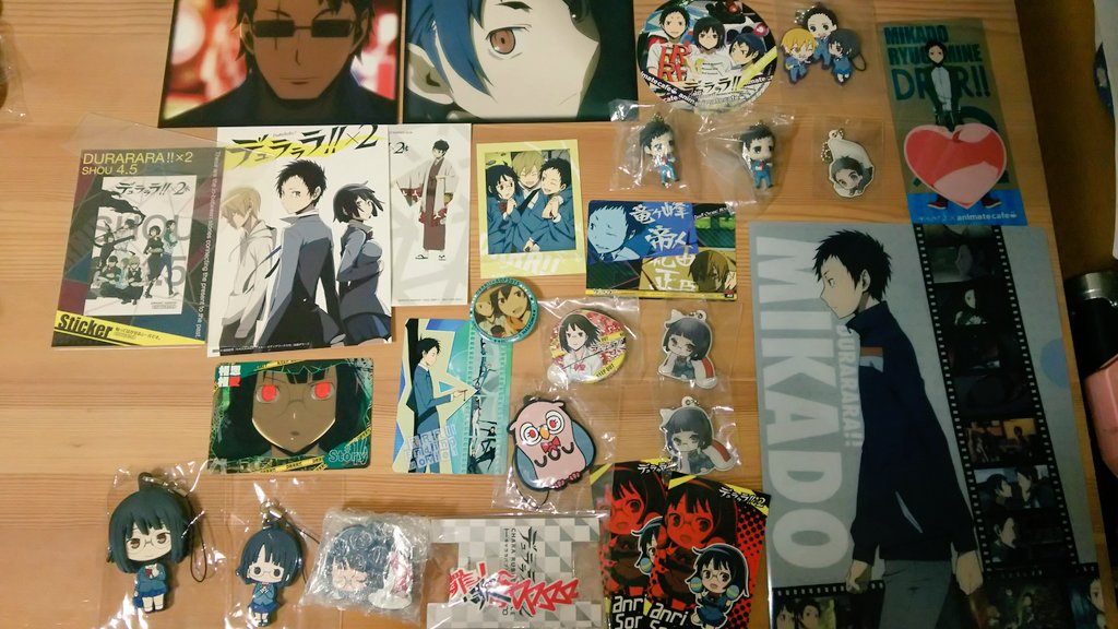 type4goods's tweet photo. @drrr_rt_bot デュラララ 譲渡 交換
【譲】セルティ、新羅、静雄、臨也、門田、遊馬崎、狩沢、渡草、ルリ、千景、帝人、正臣、杏里、青葉、九瑠璃、舞流
【求】定価(一部定価未満可)、異種臨也、DVD/Blu-ray缶バッチ→ https://t.co/CtXlHnFBHD