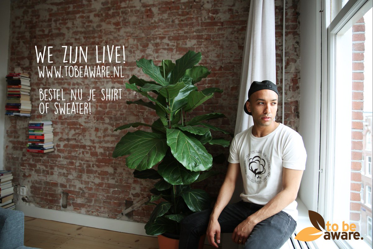 We zijn live! Bestel nu onze shirts en sweaters en draag bij aan een betere wereld! tobeaware.nl