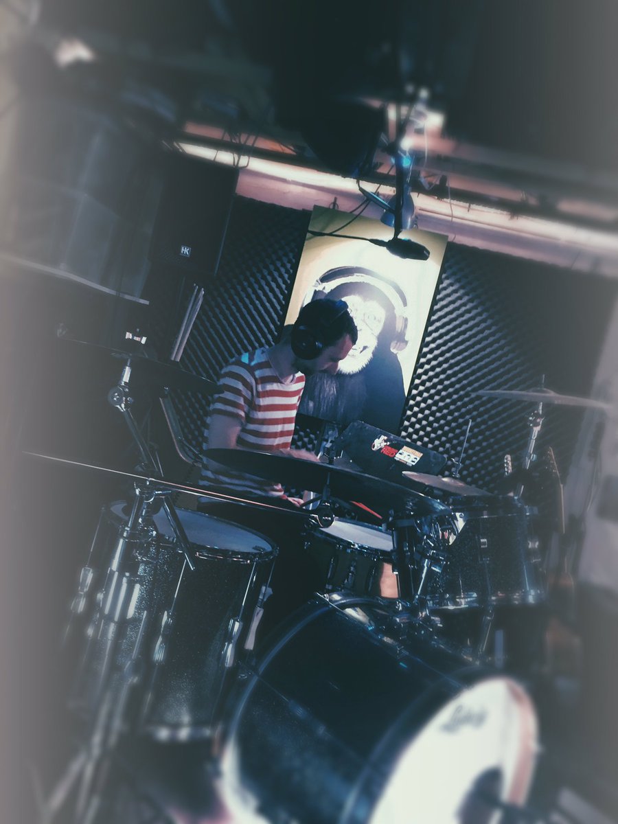 The band is working on new material. Marty Malone recorded drum tracks for five new tunes last week