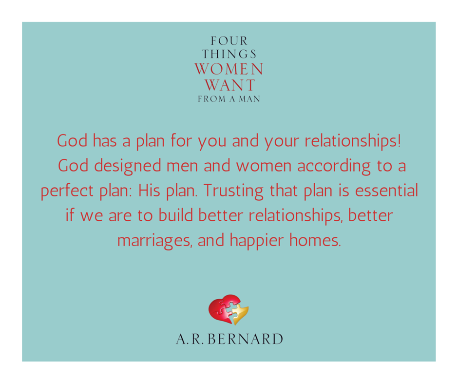 ARBernard's tweet photo. God has a plan for you and your relationships! God designed men and women according to a perfect plan: His plan. Tr… https://t.co/yTqkLT54tk