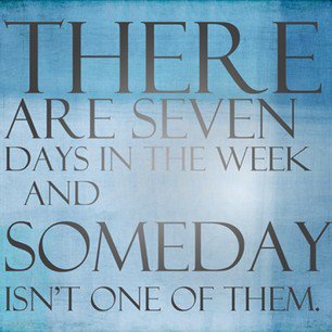 raehanbobby's tweet photo. "There are seven days in the week and someday isn't one of them."
#leadership #quotes https://t.co/UttBIQ7W56