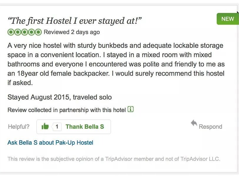 PakUpHostel's tweet photo. Thank you so much #krabi #pakuphostel #pakup #krabihostel #hostelkrabi #tripadvisor #besthostel https://t.co/ydE1Alsnb2