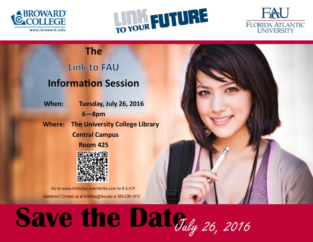 FAUTransfer's tweet photo. Next Tuesday, we tell you how you can get guaranteed admission to FAU. #Link #FAUTransfer #FreeFood https://t.co/VDBVskUvz4