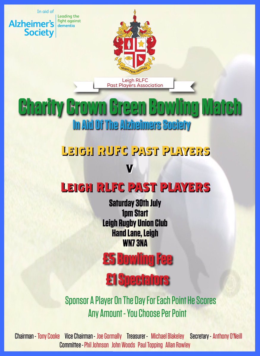 If you’re looking for fun family day out then get along to the <a href="/LeighPPA/">Leigha</a> Bowling Match. Autograph hunters paradise!