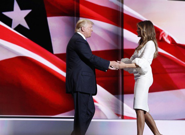 TheAtlantic's tweet photo. For Donald and Melania Trump, beauty is the measure of a woman's worth. https://t.co/2towy69HHs https://t.co/a7DKfFLPKG