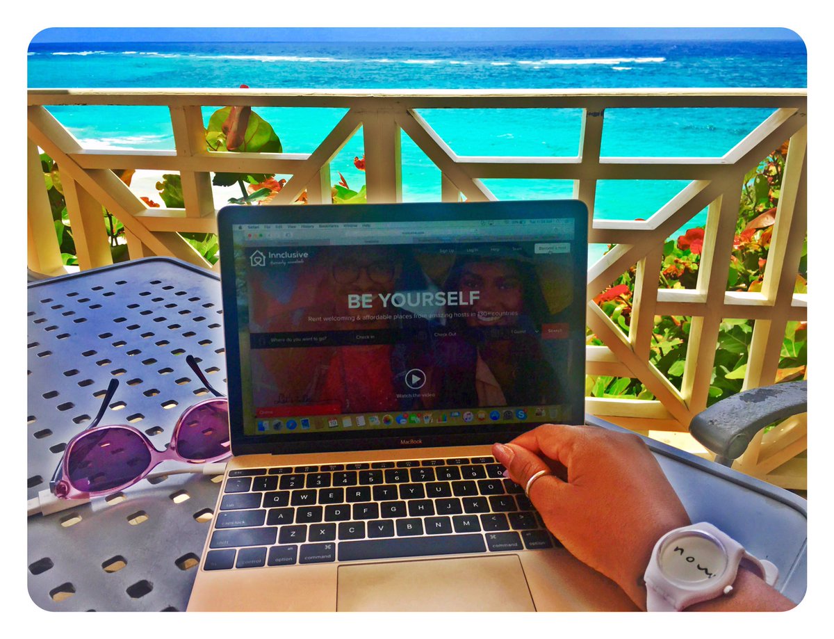 ZakiyyahLoves's tweet image. #Innclusive, formerly known as #noirebnb, will shine! #TimeIsNow #WatchUsWork #MyOffice #Travel #Barbados #AirBnB