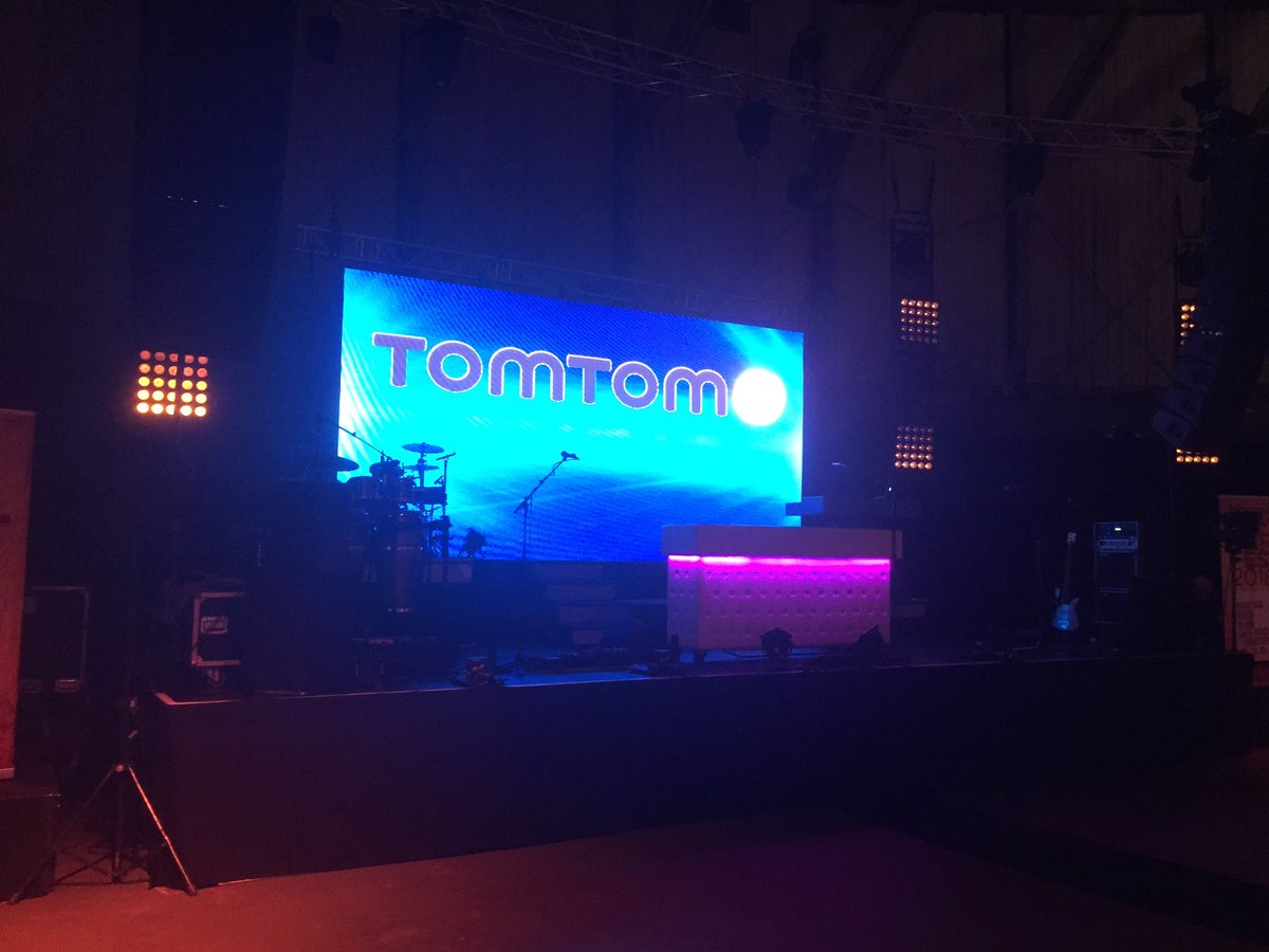 peterintergroup's tweet image. We staan klaar voor het feest van TomTom in de gashouder Amsterdam