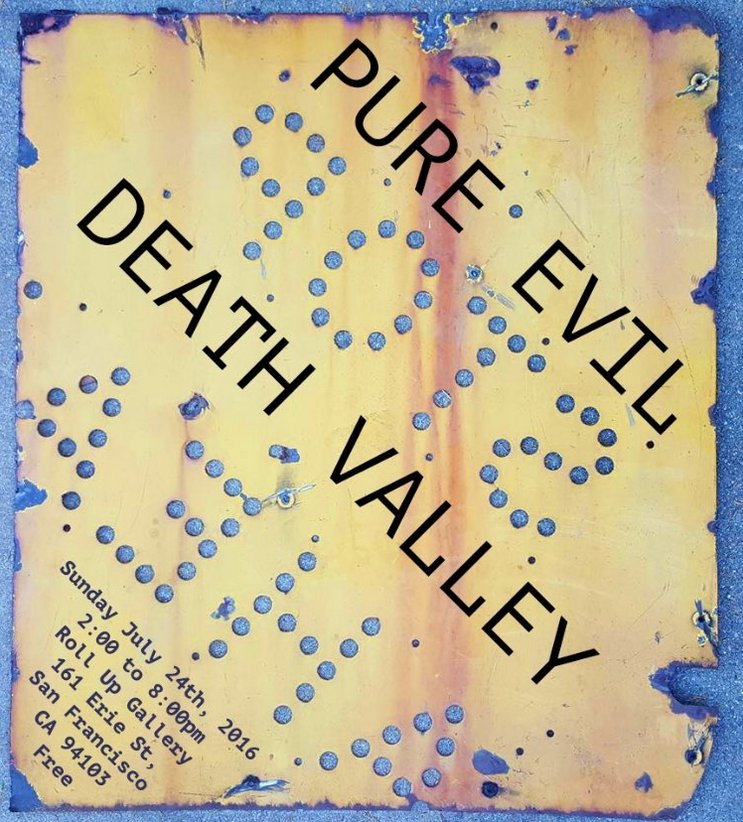 Good friend <a href="/pureevilgallery/">Charles Uzzell Edwards aka Pure Evil</a> will be showing his work in SF. Also I will be playing the new Radio Three Sixty show.