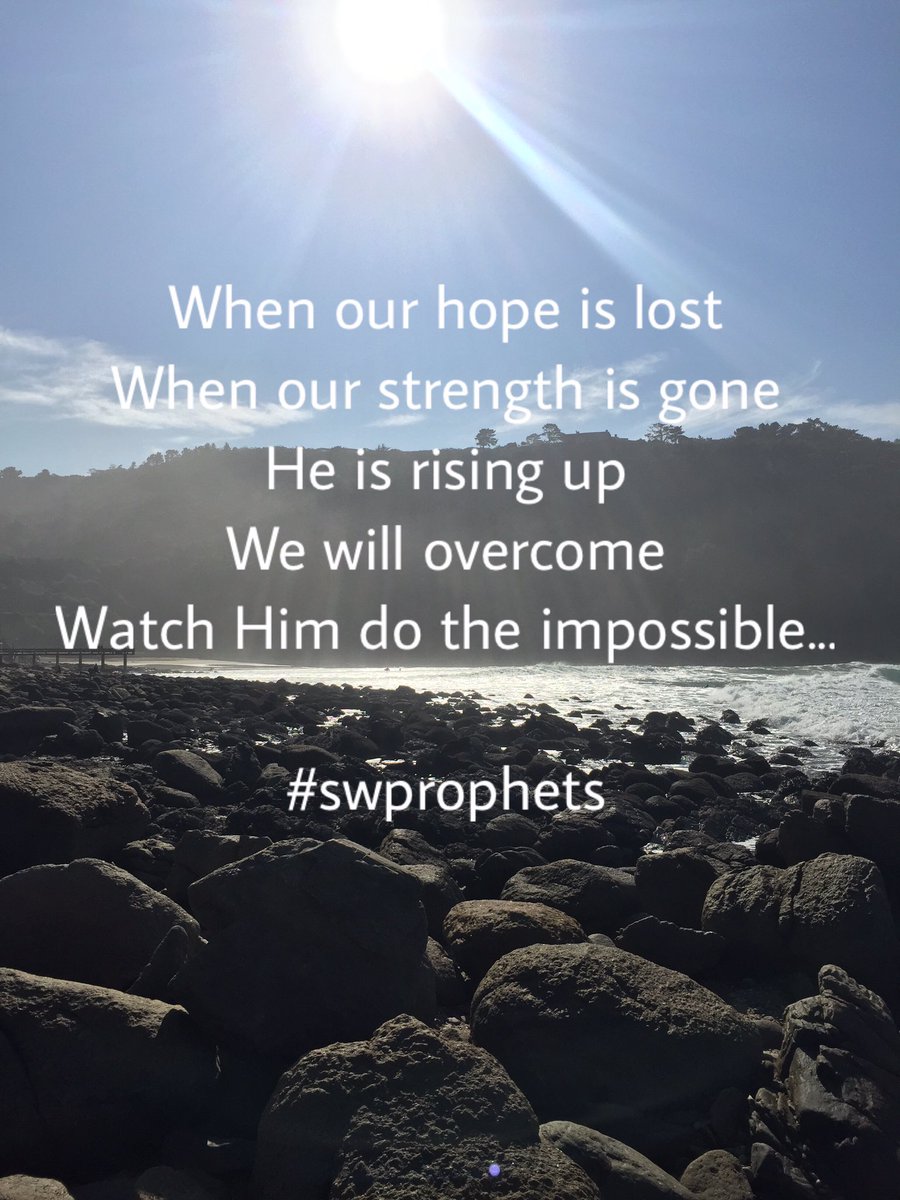 anriesmith's tweet photo. "Just stand back, watch my God do the impossible!" #swprophets https://t.co/JpmKXYFPkA