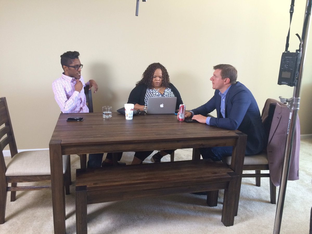 AlinskyMovie's tweet image. We're setting up for the live stream. We've got @ali @anitamoncrief &amp;amp; @JamesOKeefeIII; @brandondarby is on his way