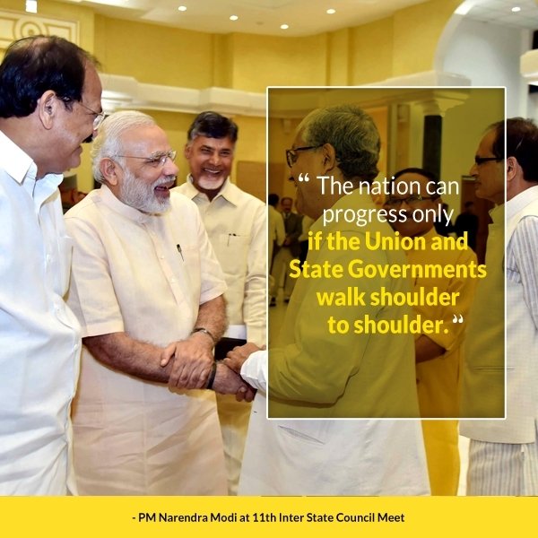 narendramodi_in's tweet photo. PM @NarendraModi at 11th Inter State Council Meet  https://t.co/z0jEWlg2Ji

via NMApp https://t.co/UOukWa7iwx