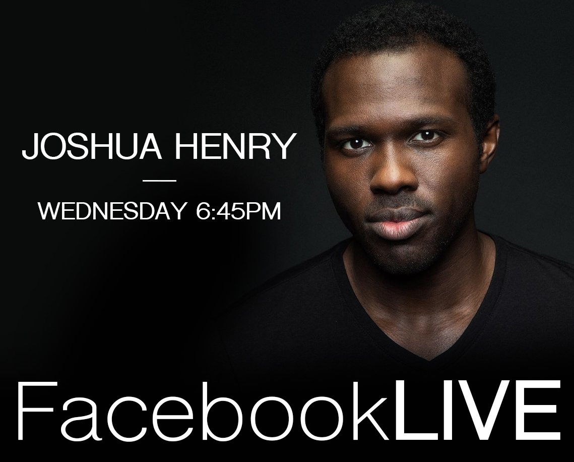 I'm doing a Live Q&amp;A backstage at @Shufflealongbwy tomorrow at 6:45. Tune in to my Facebook page so we can chat.