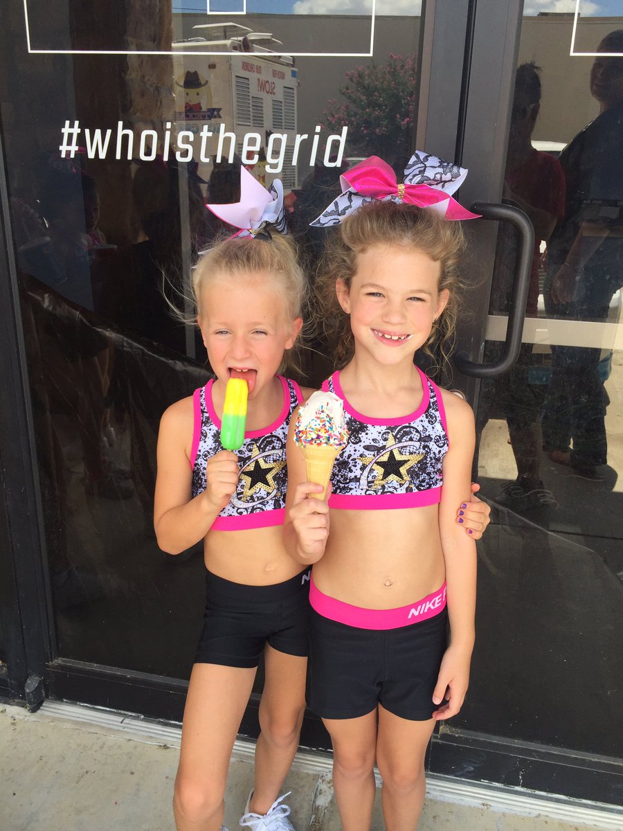 ChampionCheerAS's tweet photo. Dynamite had a FUN surprise at camp today! Everybody loves the ice cream truck! π¦ #DMiteCamp https://t.co/j6U0yuZamG