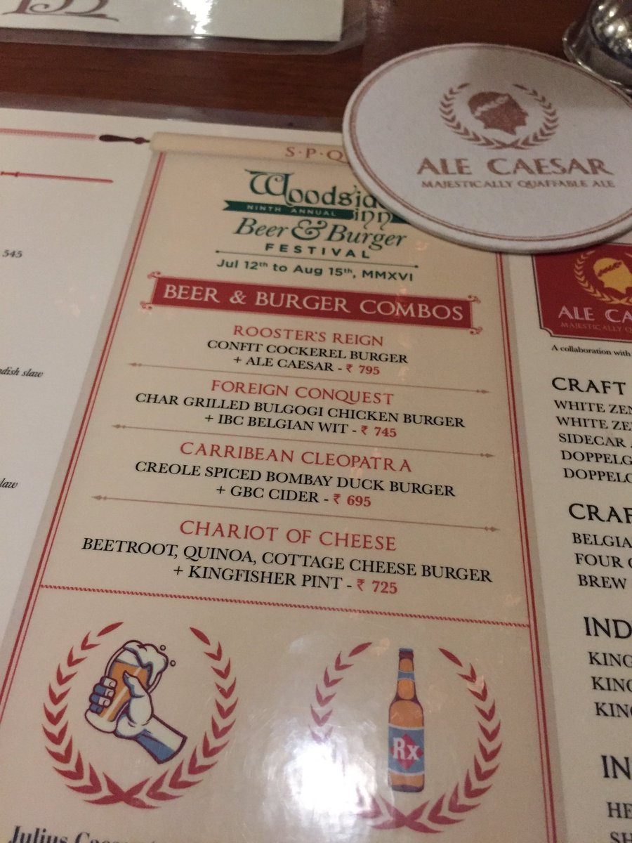 ajoyadvani's tweet photo. Finally made it. Alellujiah! @WoodsideMumbai #alecaesar #beerandburgerfestival https://t.co/lvhkabd6T5