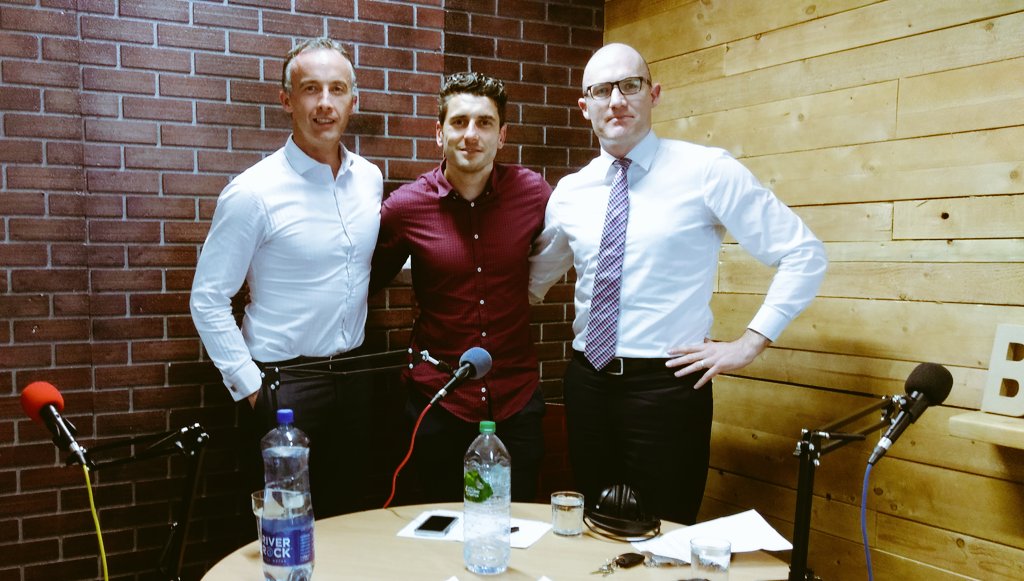 ballsdotie's tweet image. The best dressed men in GAA podcasting.
Big Bernard Brogan interview on its way. #hardshoulder
