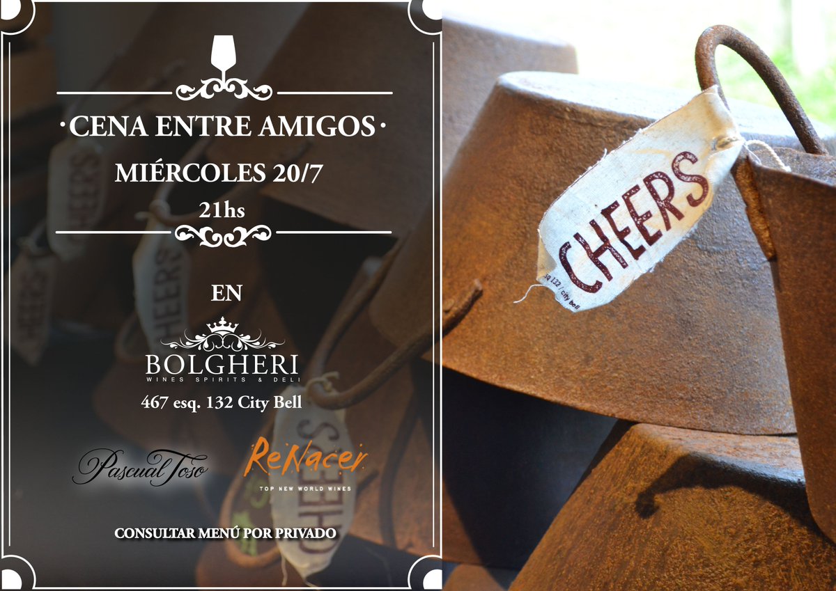 · Grandes amigos, grandes vinos · Hace tu reserva al 0221 530-4972 o por mensaje privado en mtr.cool/sjybvziznype