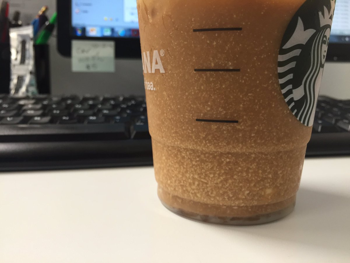 kjstaskus's tweet photo. @Starbucks I'm pretty sure you shouldn't feature coconut milk on your menu if it ends up looking like this...... https://t.co/hIboe4oWlW