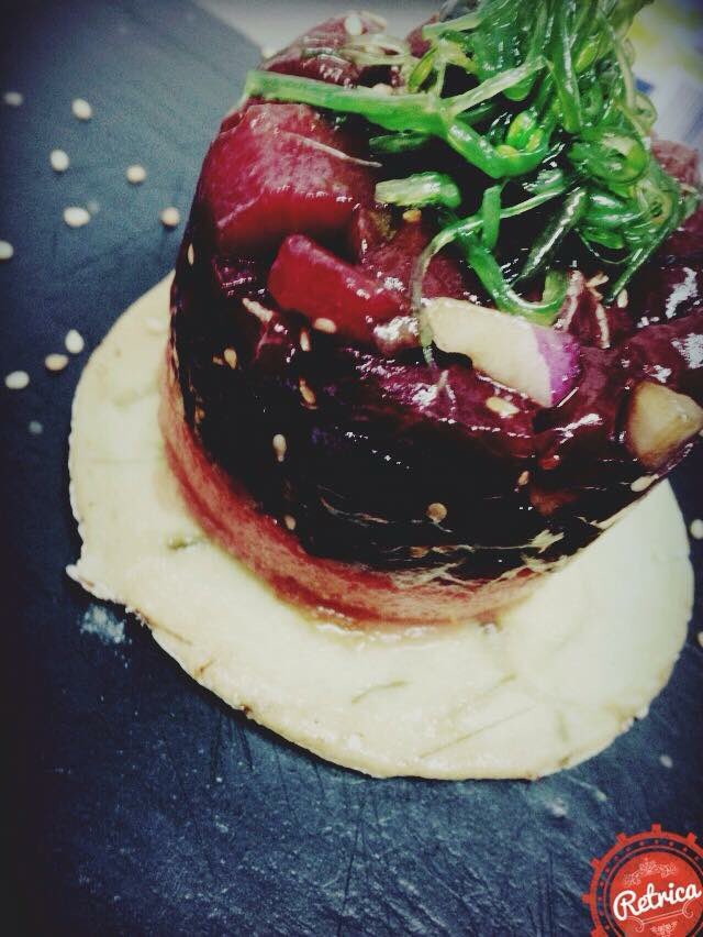 cookandwin's tweet photo. #tartar #atunrojo #gelee #tomate #pan #acimo @sefmon3 @OfertasRestSEV @sevilladetapas @SecretosSevilla https://t.co/UeP0Untkjr