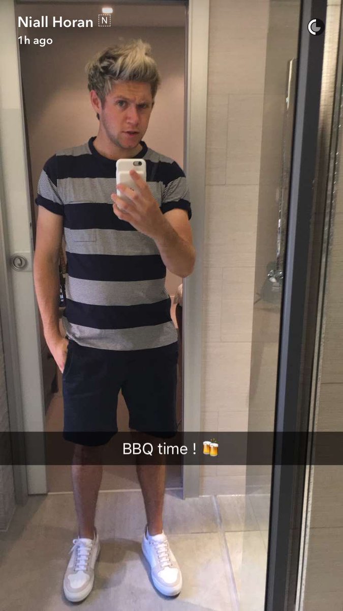 STYLATORARMY's tweet image. Niall's recent snapchat story