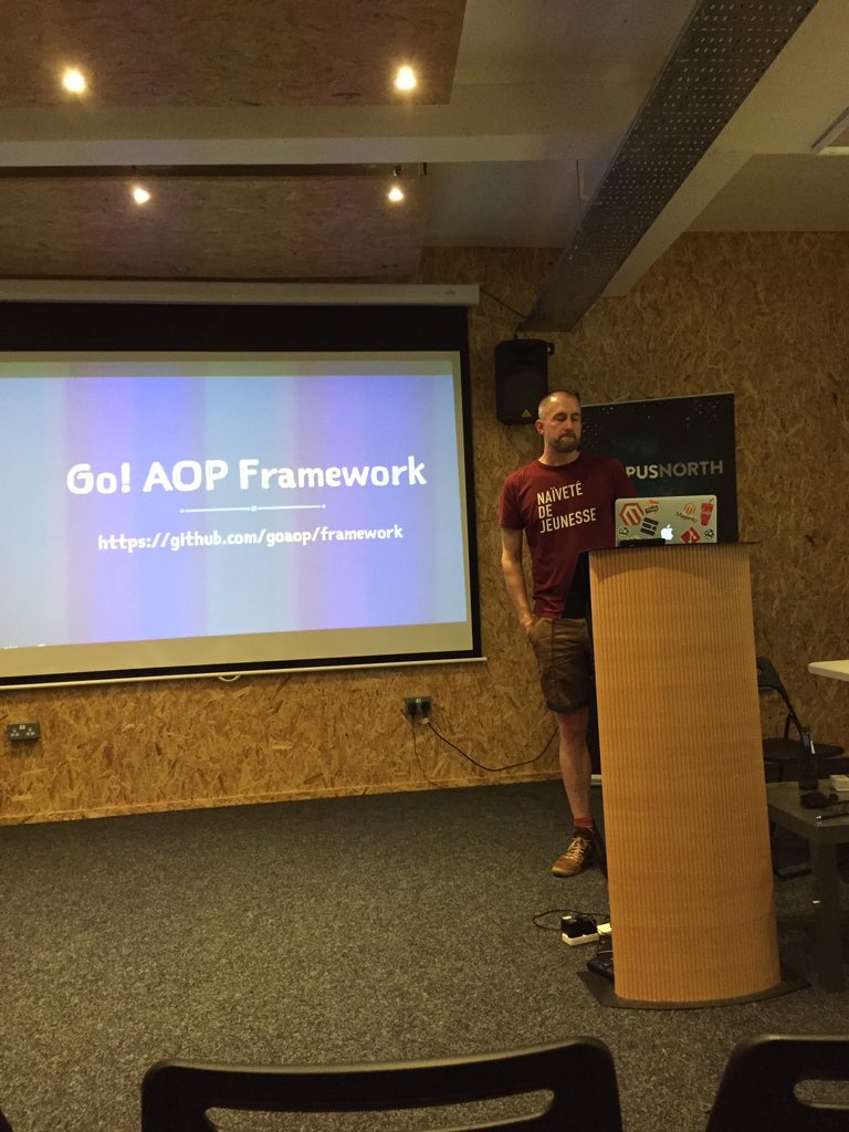 phpne's tweet photo. Tonight we have @Weaves81 telling us about AOP https://t.co/OX2lGp5Rg0