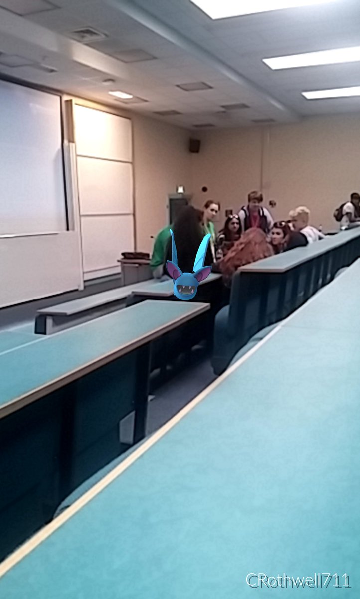 group36bsu's tweet photo. @nclsummerschool A wild Zubat appeared (in Herschel). #gottacatchemall #BSU2016 https://t.co/aCSq9YwOot