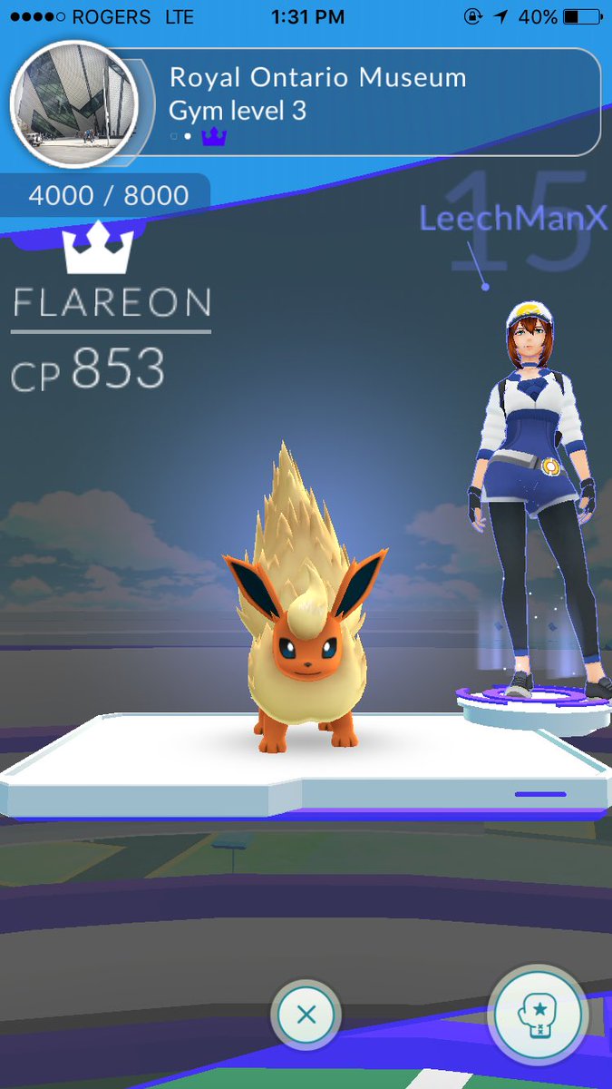 VincentLuk_'s tweet photo. Just took the @ROMtoronto gym with @danielledecarle @PokemonGoApp #PokeROM #TeamMystic #atROM #CatchEmAll https://t.co/NKS4JWzOEY